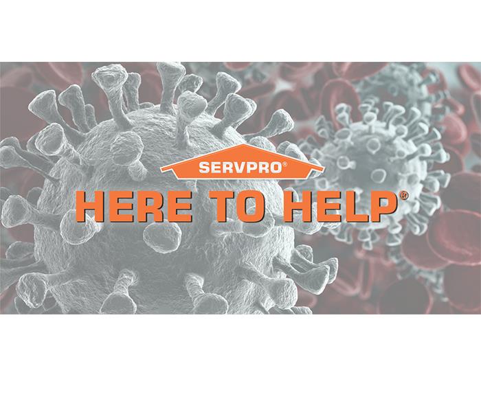 SERVPRO Logo with words Here to Help